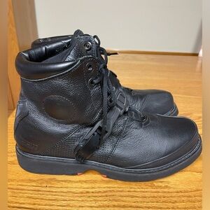 iicon asphalt technologies motorcycle black leather boots Size 11